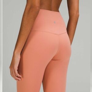 NWOT Lululemon Align High-Rise Crop 23" size 6 Pink Savannah